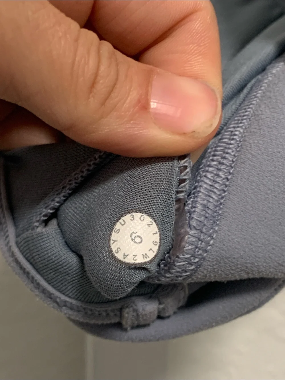 Lululemon Flow Y Dusty Blue Padded Sports Bra